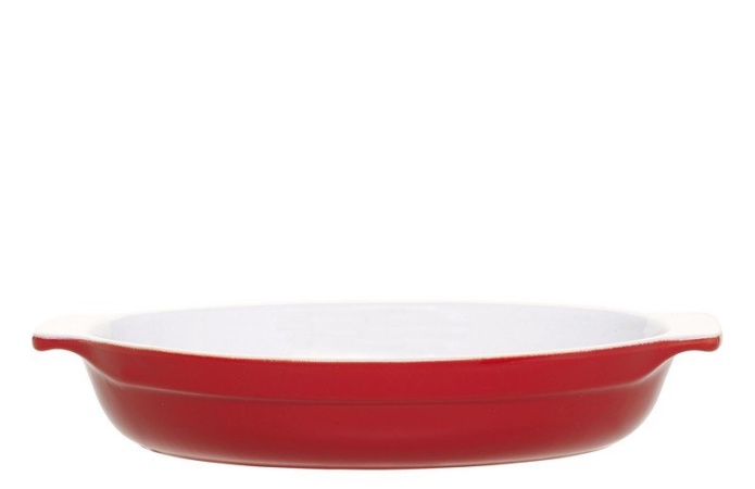 Форма для запекания овальная 33,5х23 см (цвет: красный) Emile Henry