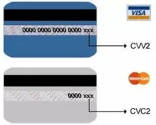 cvv2/cvc2 на карте