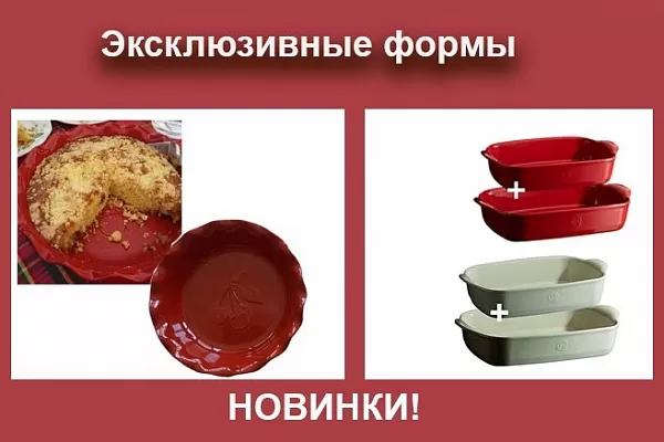 Эксклюзивные формы Emile Henry! Новинки!