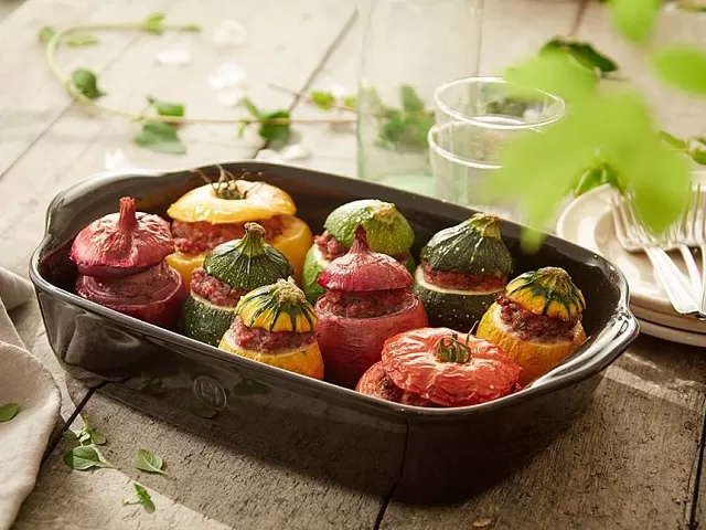Летние фаршированные овощи